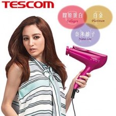 TESCOM 日本達仕康白金奈米膠原蛋白吹風機 (繽紛桃)TCD5000TW